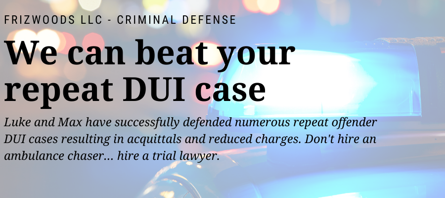 Repeat Offender DUI Lawyers | Maryland Criminal Defese