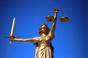 Lady justice holding scales and sword