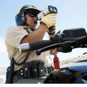 Police Officer observing speed