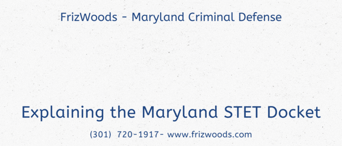 Maryland STET Docket Banner